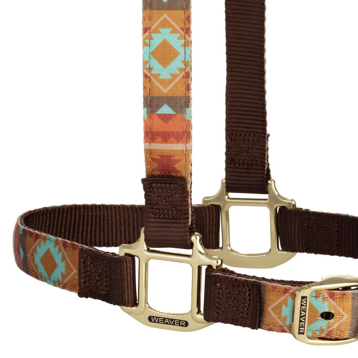 Weaver Patterned Adjustable Halter, 1" Lost Creek - Image 3