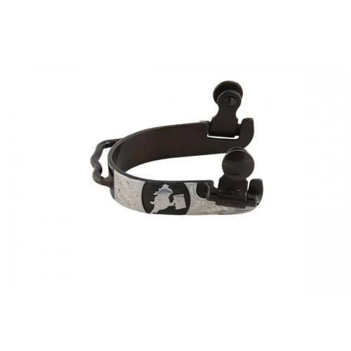 Western Rawhide Ladies Metalab Barrel Racer Bumper Spurs