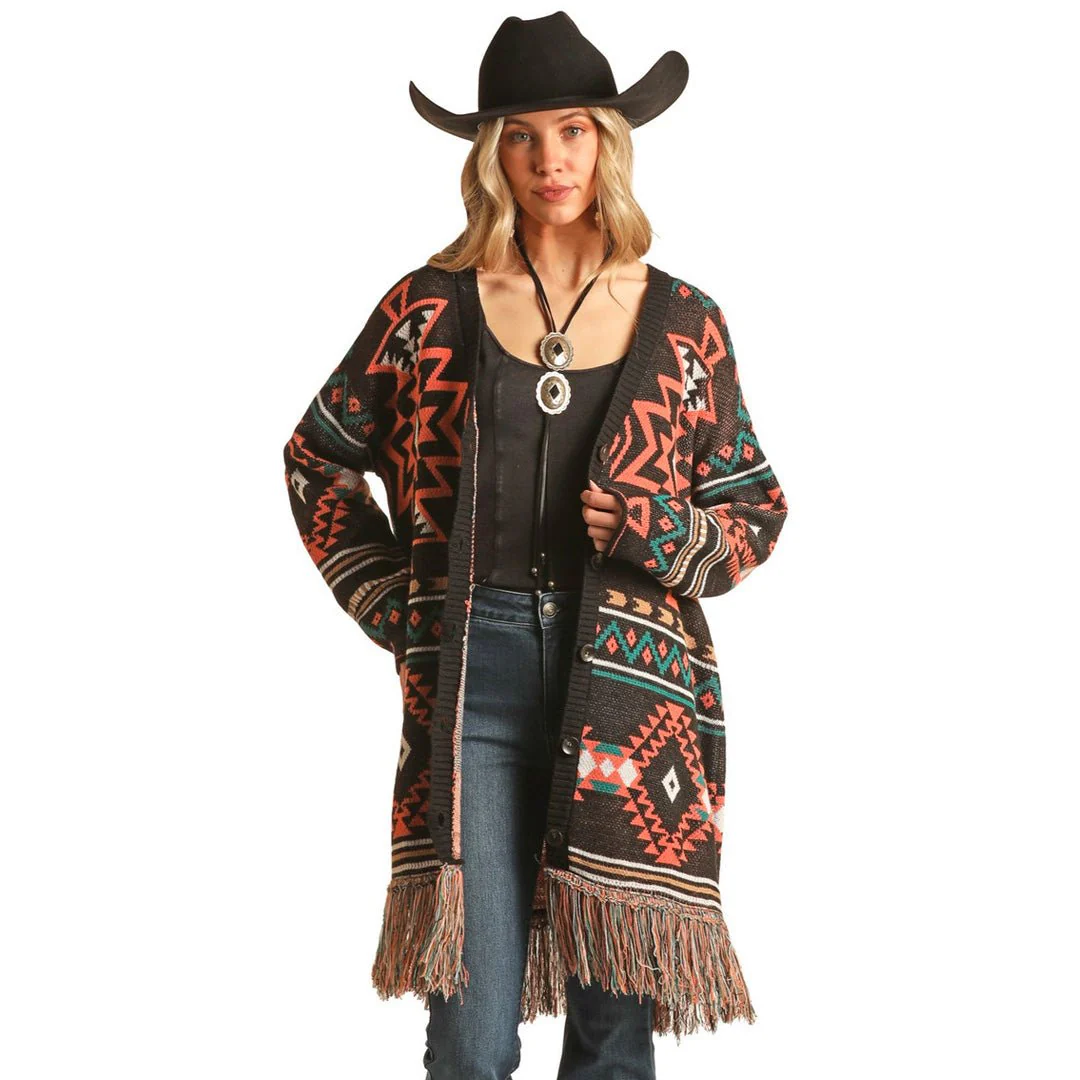 Rock & Roll Women's Fringe Cardigan