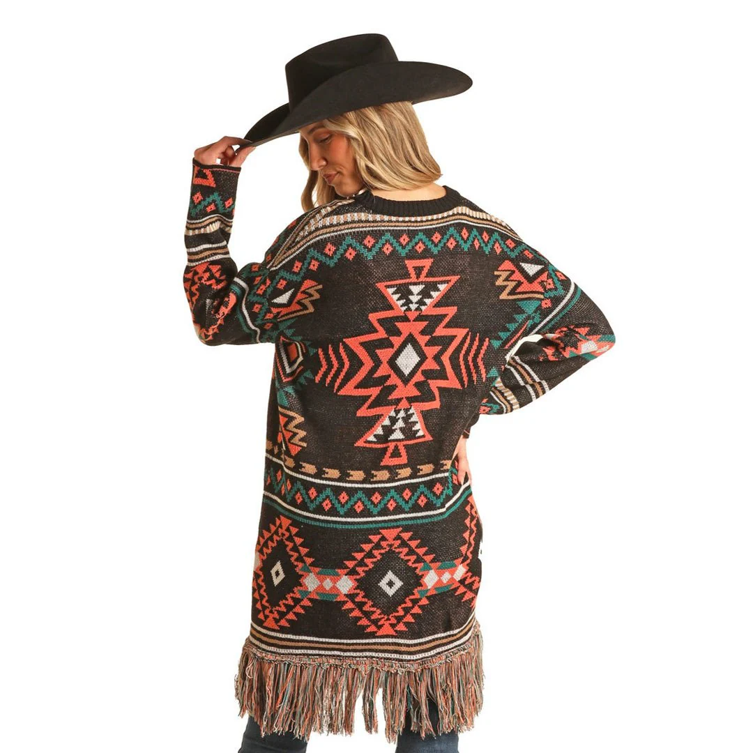 Rock & Roll Women's Fringe Cardigan - Image 2
