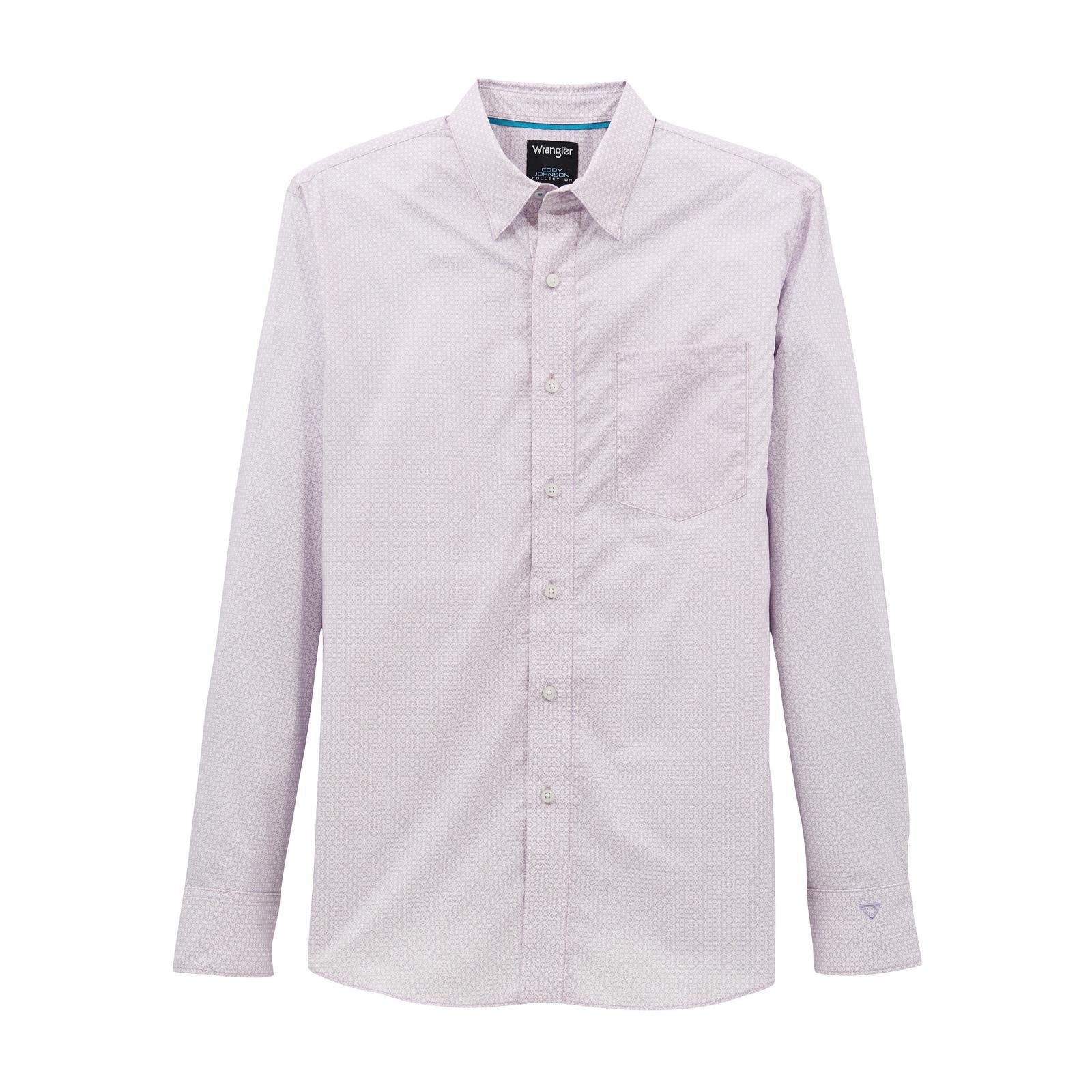 Wrangler X Cody Johnson Long Sleeve Shirt - Classic Fit - Lilac - Image 4