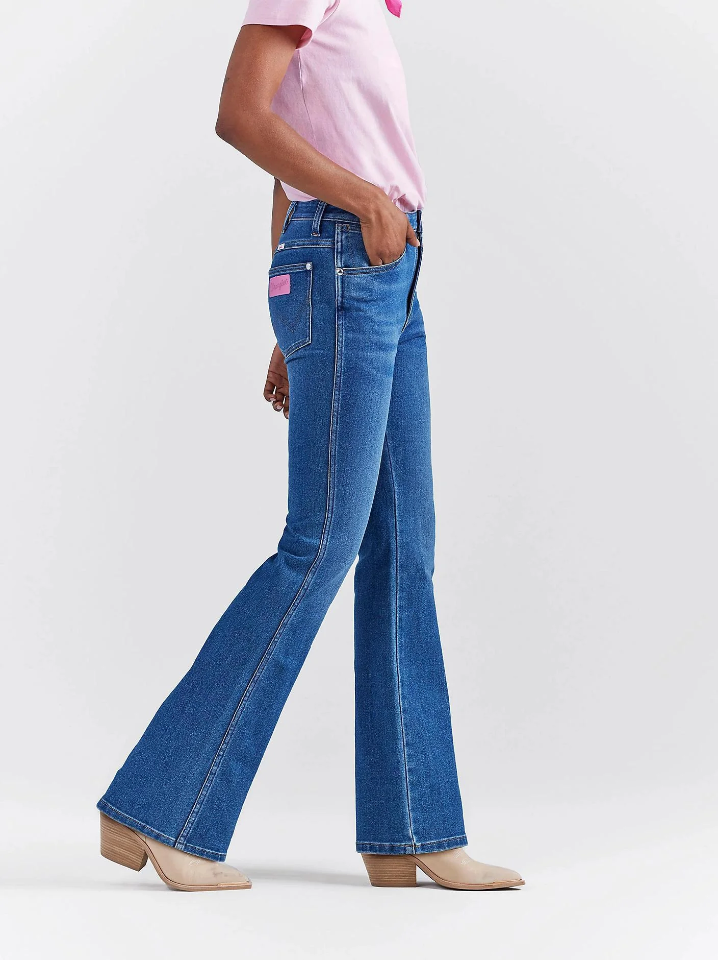 Wrangler Barbie Women's Westward High Rise Boot Cut - Image 4