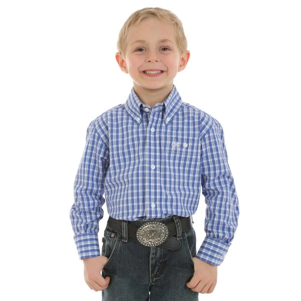 Wrangler Boy’s Shirt Long Sleeve -Clearance