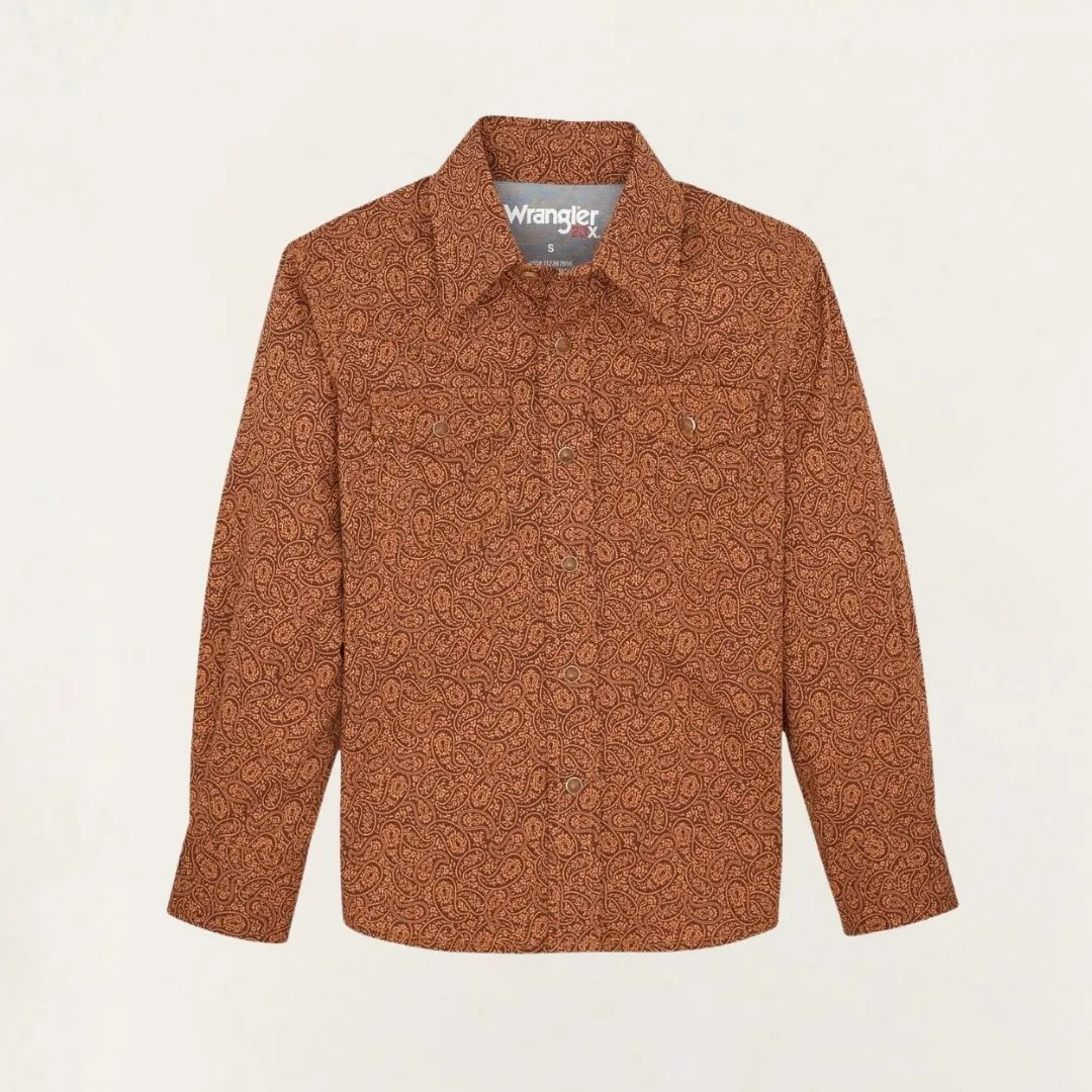 Wrangler Boys 20X Advanced Comfort Long Sleeves Shirt