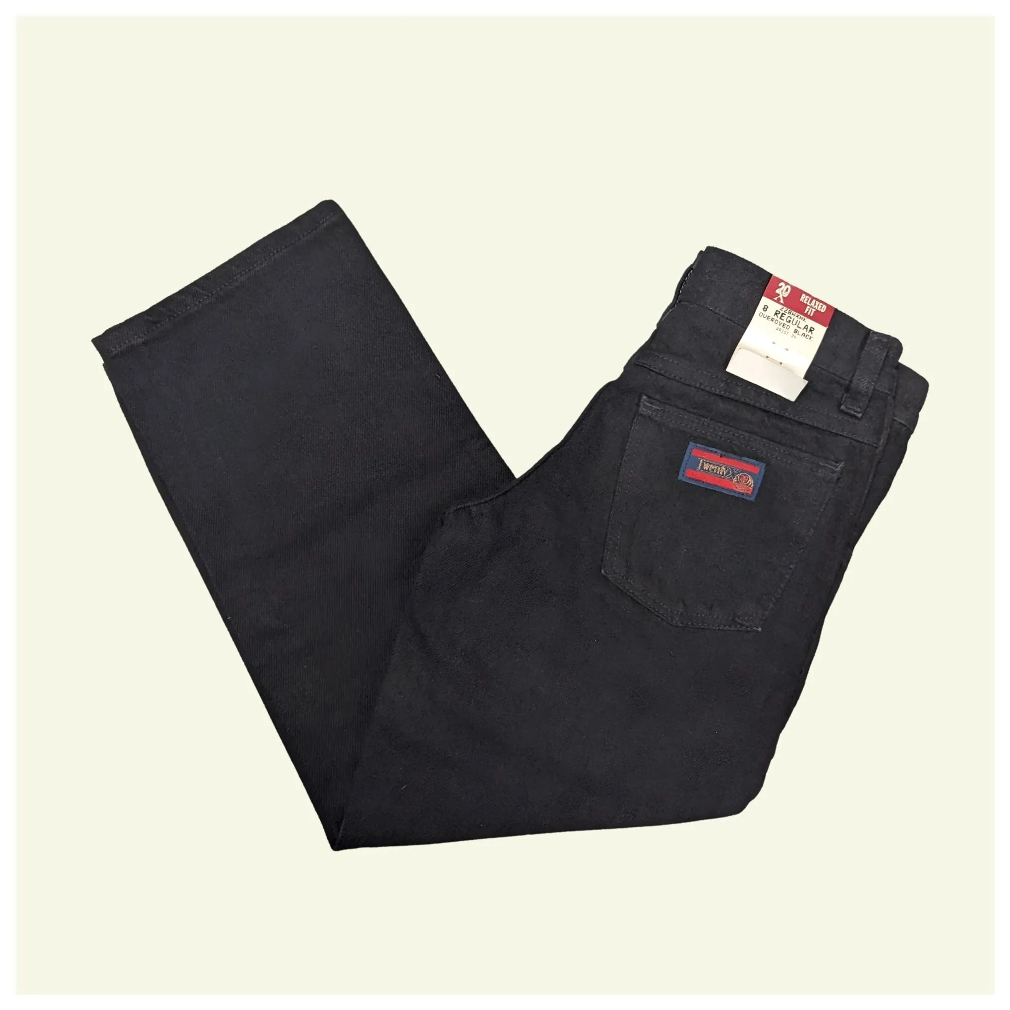 Wrangler Boy's Twenty X Relaxed Fit Jean - Overdyed Black