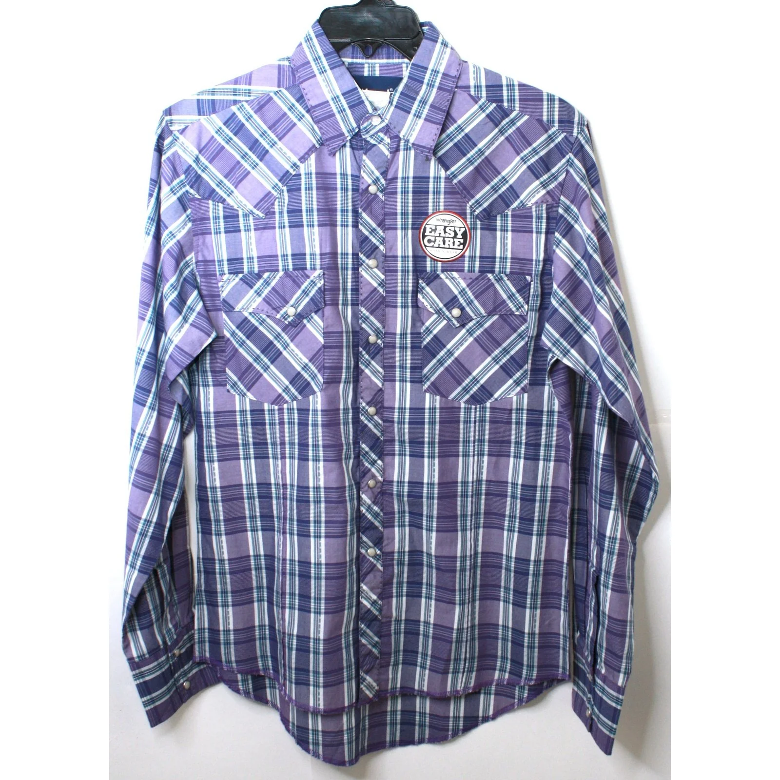 Wrangler Men’s Shirt Authentic Western Snap Wrinkle Free Shirt