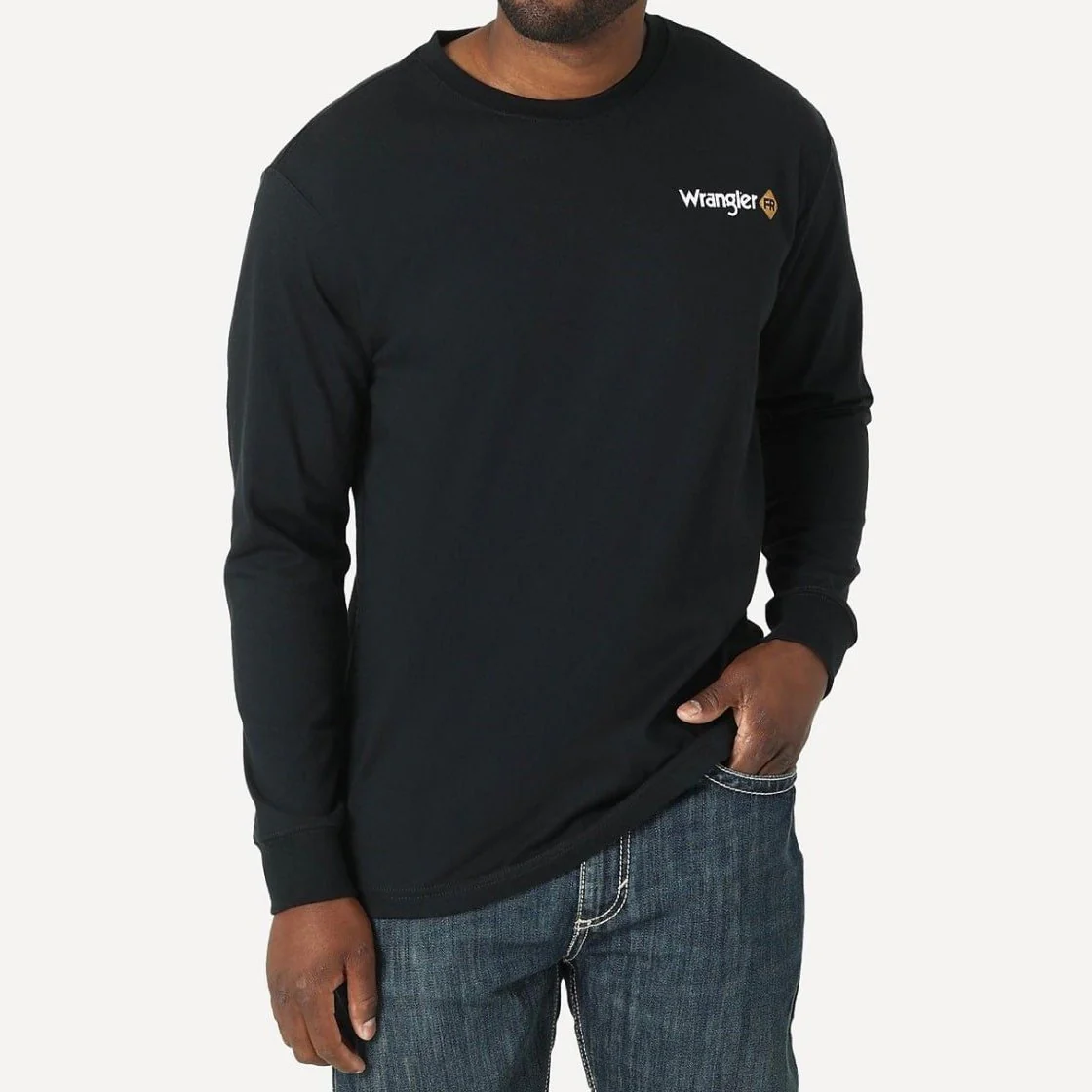 Wrangler Men’s Work Shirt Flame Resistant CAT2 Long Sleeve - Image 2