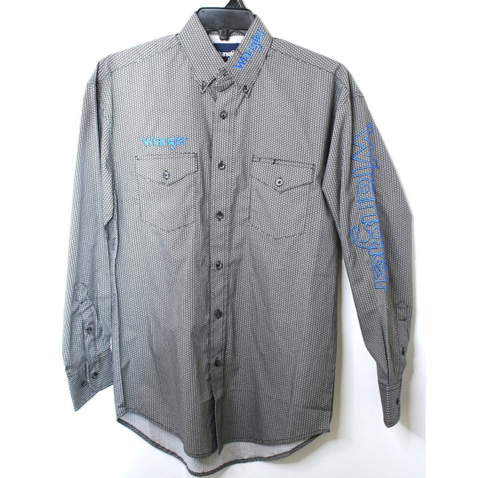 Wrangler Men’s Shirt Logo Button Up -CLEARANCE
