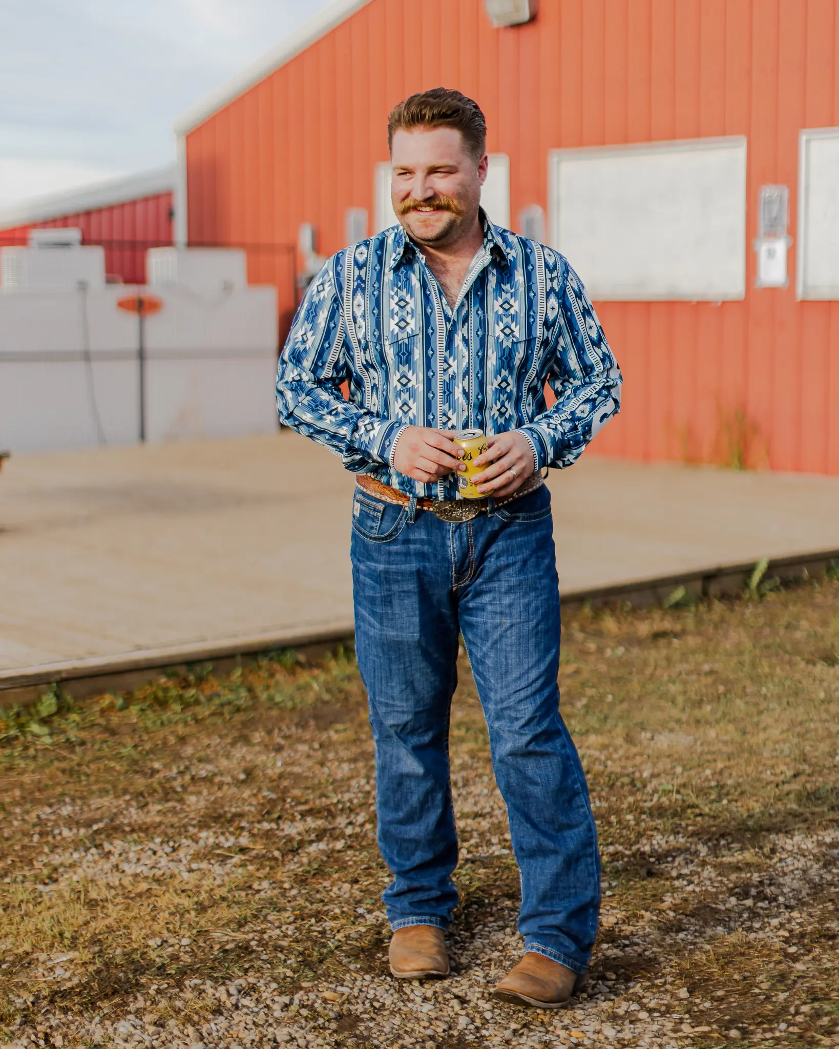 Wrangler Men's Checotah Western Long Sleeve Shirt - Classic Fit - Image 5