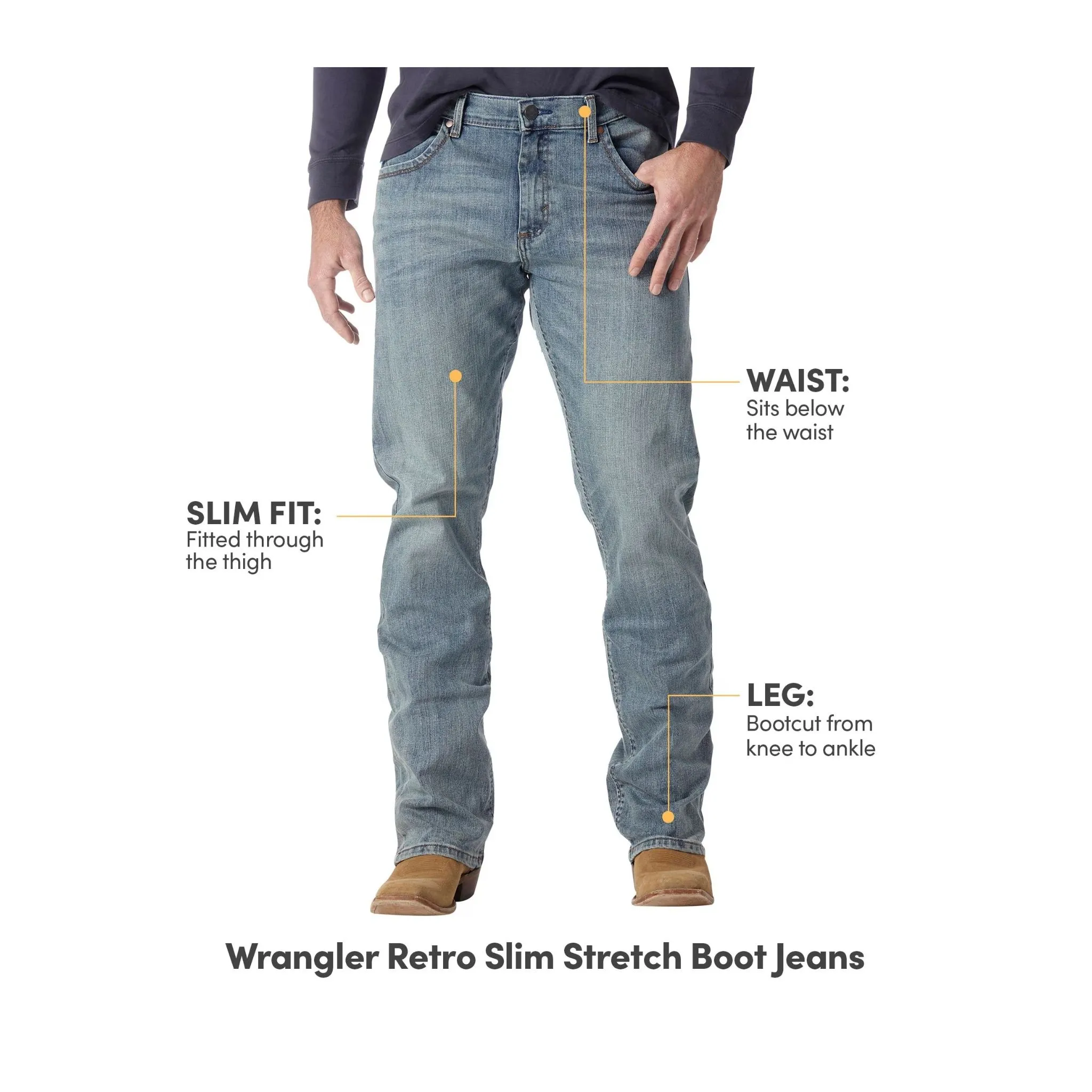 Wrangler Men's Retro Bearcreek Slim Boot - Image 5