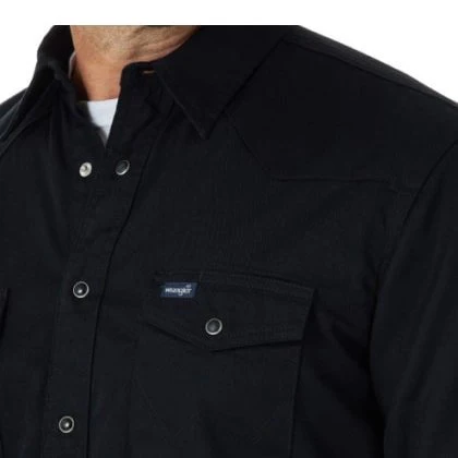 Wrangler Men's Work Jac-Shirt Flannel Snaps - Image 4