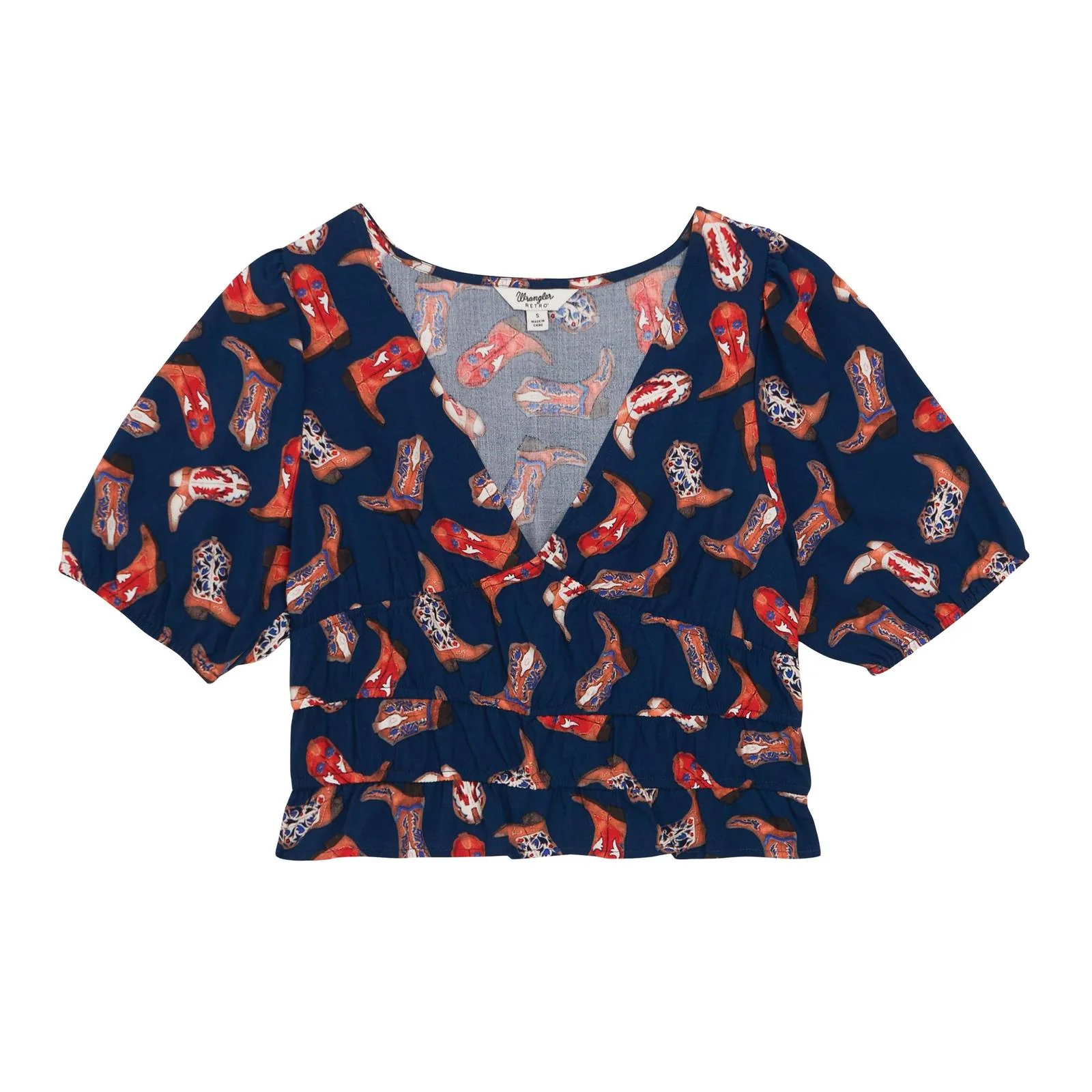 Wrangler Retro Americana Dress Set Blouse - Blue