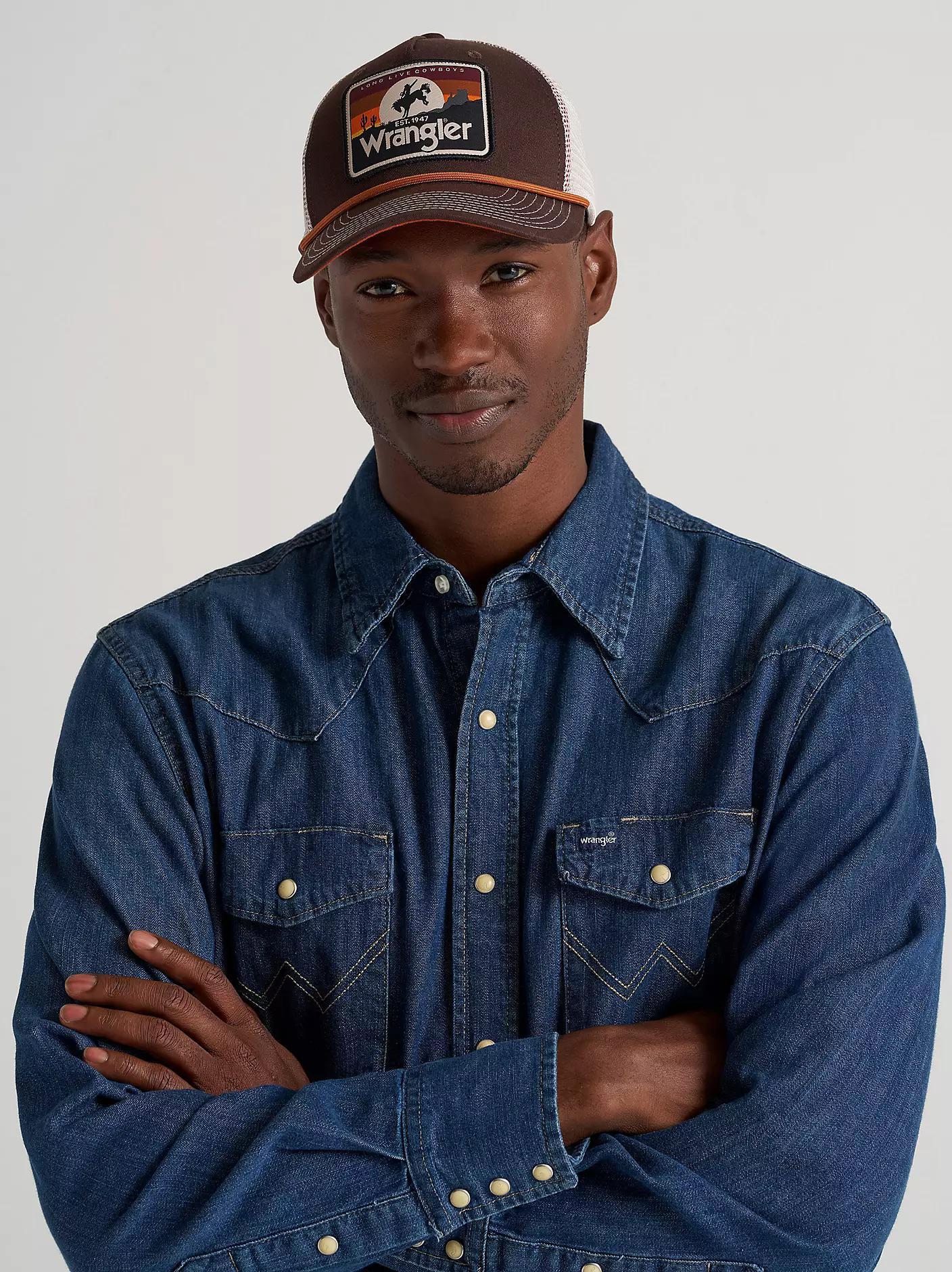 Wrangler Sunset Trucker Baseball Cap