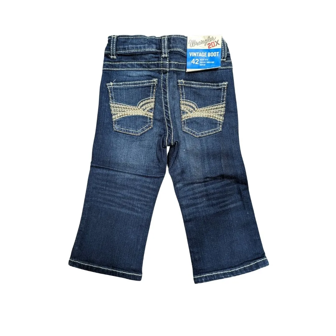 Wrangler Boys' 20X Vintage Boot Cut Jean - Image 2