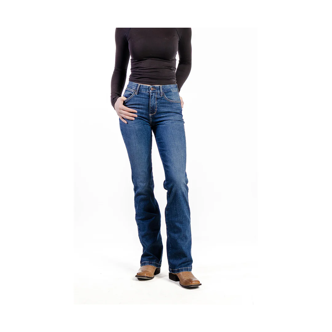 Wrangler Women's Bespoke High Rise Bootcut Jean in Lacey - Image 2