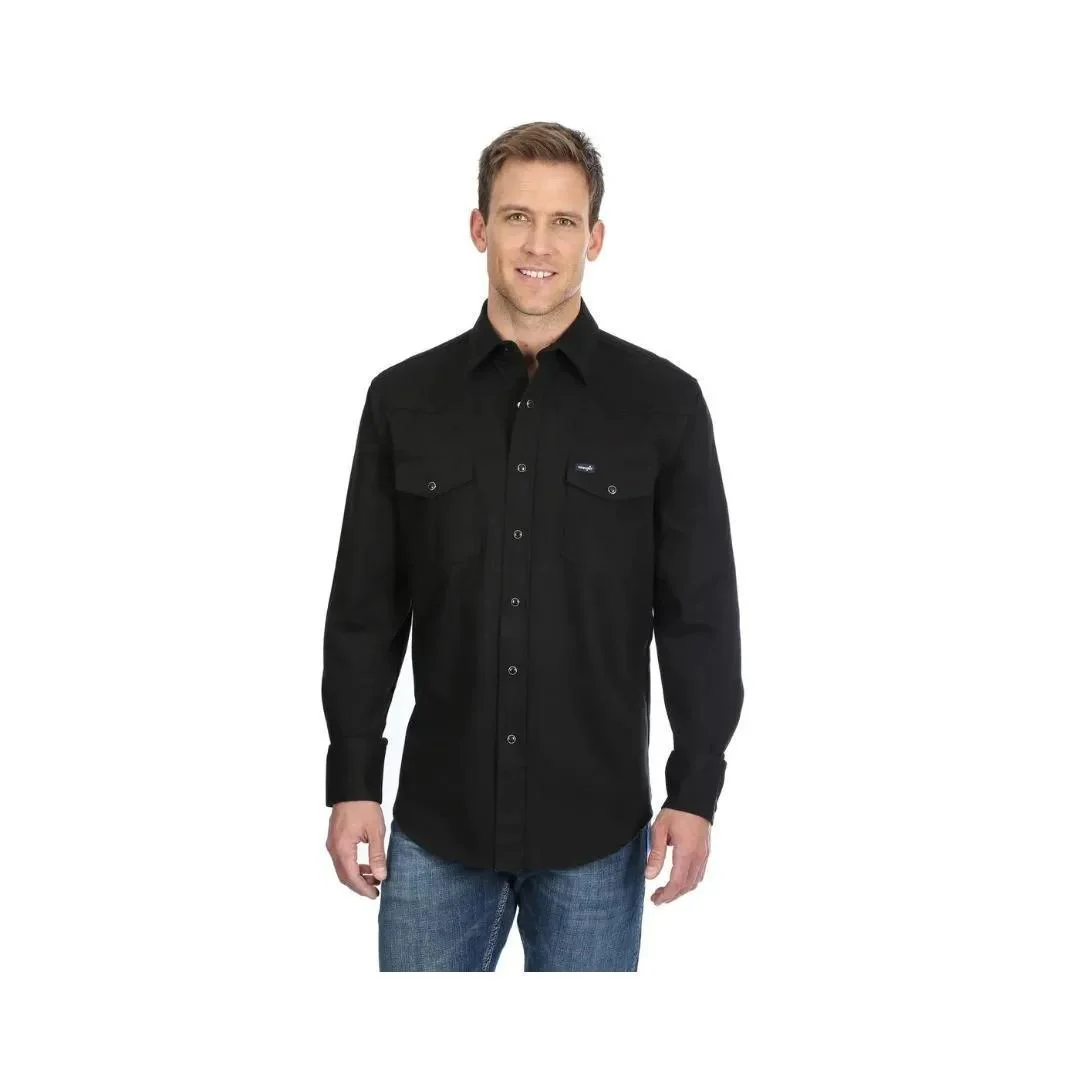 Wrangler Work Men's Shirt Advanced Comfort Long Sleeve Snaps Various Colours - Image 14