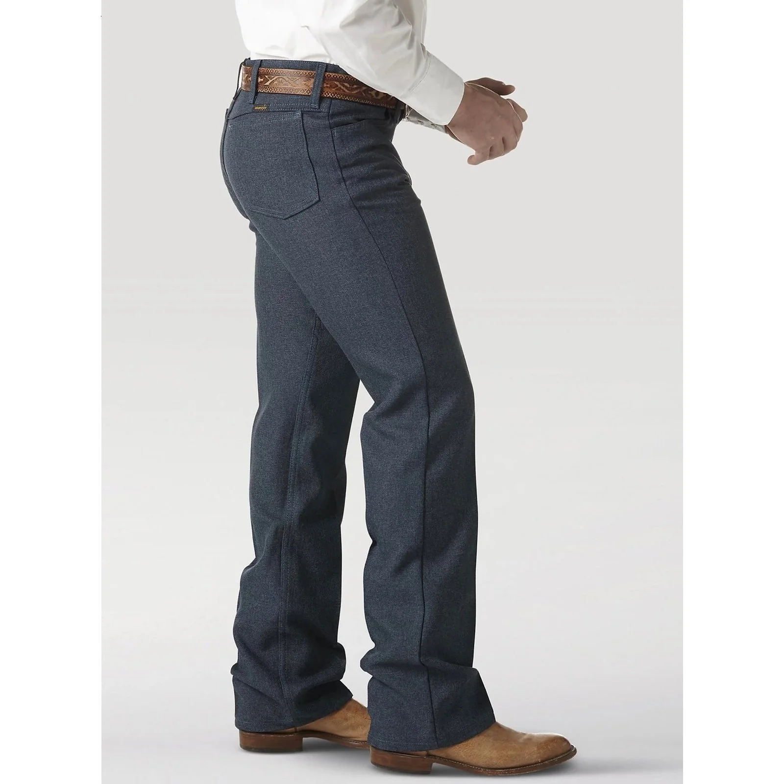 Wrangler Men’s Jeans Wrancher Dress Pants Heather Blue 82HU - Image 3